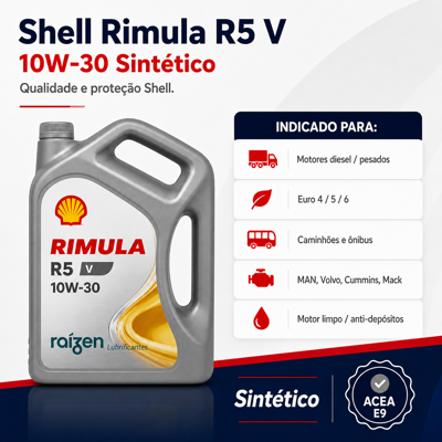 Card shell-rimula-r5-v-10w-30