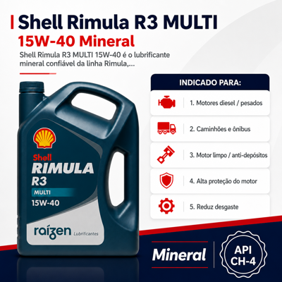 Card shell-rimula-r3-multi-15w-40